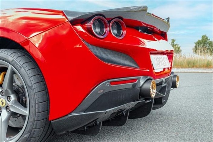 Capristo Ferrari F8 Spider carbon rear spoiler