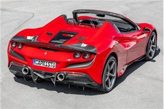 Capristo Ferrari F8 Spider aileron arrière en carbone