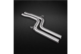 Direct central exhaust pipes without silencer Capristo Audi Rs4 B8 2012-2015