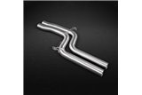 Direct central exhaust pipes without silencer Capristo Audi Rs4 B8 2012-2015