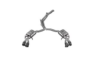 Sistema di scarico completo con valvola ECE terminali carbonio Capristo Audi Rs5 F5