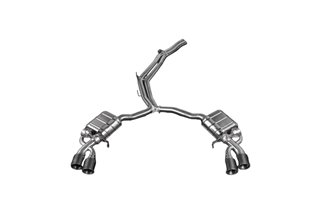 Exhaust system with ECE valve + CES3 Audi Rs5 B9 carbon center pipes and tailpipes