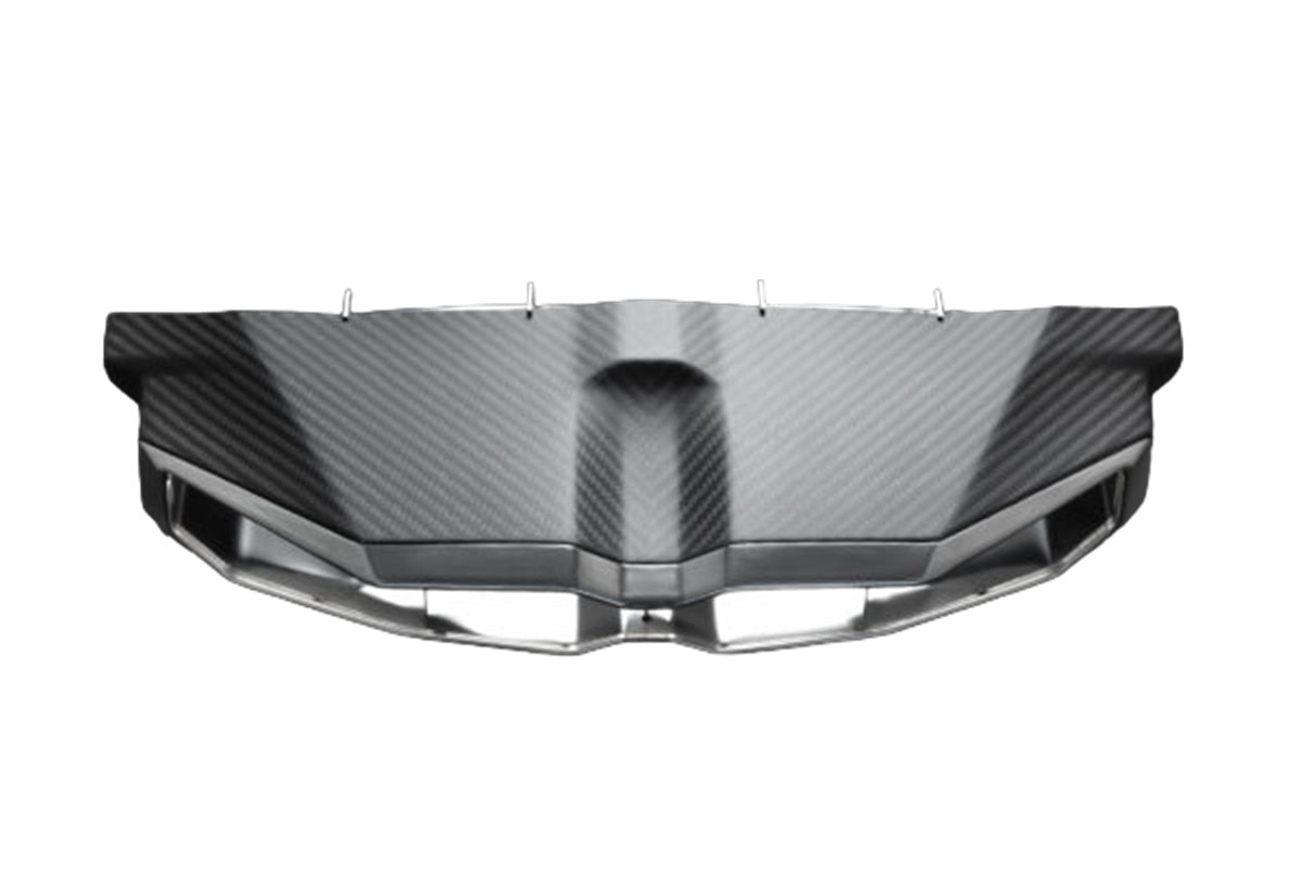 Carbon/stainless exhaust frame Capristo Lamborghini Aventador LP700 / 750SV