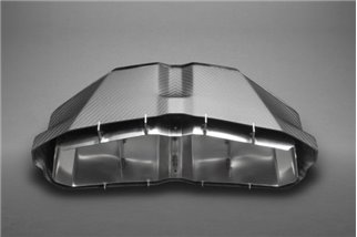 Carbon/stainless exhaust frame Capristo Lamborghini Aventador LP700 / 750SV