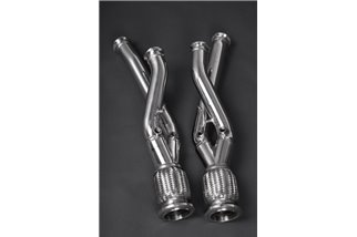 Valved terminal exhaust with carbon/stainless steel frame Capristo Lamborghini Aventador LP750 SV