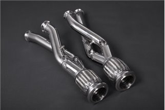 Valved terminal exhaust with carbon/stainless steel frame Capristo Lamborghini Aventador LP750 SV