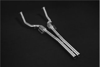 Capristo Audi S8 (D4) central direct exhaust pipes