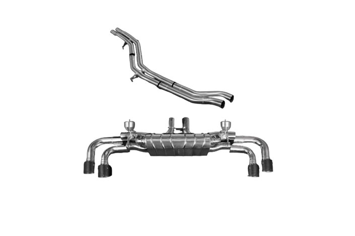 Valved exhaust + central silencer Capristo Lamborghini Urus / S