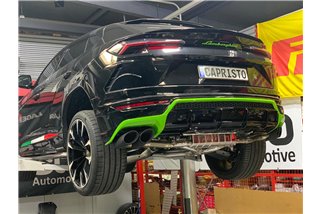 Pot d'échappement à valve + silencieux central Capristo Lamborghini Urus / S