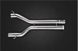 Capristo direct central exhaust pipes Mercedes C-Class AMG C63 (W204) 2007 - 2014