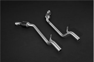 Center pipes with sports catalysts 100 cells Capristo Mercedes AMG SL63 (R231) Biturbo 2012-2020