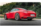 Pot d'échappement carbone avec valve CES3 Capristo Porsche 991.2 Carrera GTS 2017 - 2020