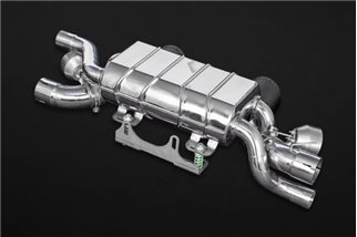 Pot d'échappement en fibre de carbone avec valve pour PSE Capristo Porsche 991.2 Carrera GTS 2017 - 2020