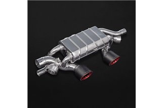 Pot d'échappement en fibre de carbone avec valve pour PSE Capristo Porsche 991.2 Carrera GTS 2017 - 2020