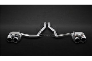 Valved exhaust with CES3 Maserati Ghibli central pipes