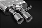 ECE exhaust silencers with valve + stainless steel mufflers CES3 Caprsito BMW 650i v8 2011-2019