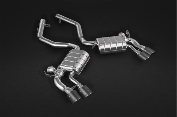 Valved exhaust + CES3 capristo carbon central pipes and terminals BMW X5/6M F15/16 2013-2018