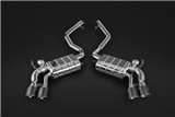 Scarico valvolato + tubi centrali e terminali carbonio CES3 capristo BMW X5/6M F15/16 2013-2018