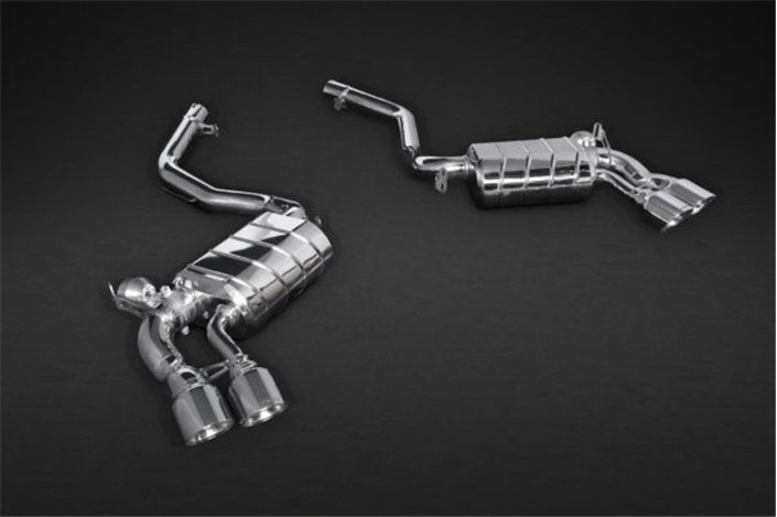 Échappement à valve + tuyaux centraux et bornes en acier inoxydable CES3 Capristo BMW X5/6M F15/16 2013-2018