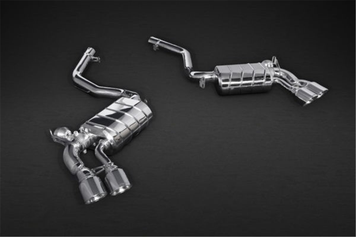 Valved exhaust + central pipes and stainless steel terminals CES3 Capristo BMW X5/6M F15/16 2013-2018