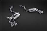 Valved exhaust + central pipes and stainless steel terminals CES3 Capristo BMW X5/6M F15/16 2013-2018