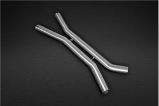 Valved exhaust + central pipes and stainless steel terminals CES3 Capristo BMW X5/6M F15/16 2013-2018