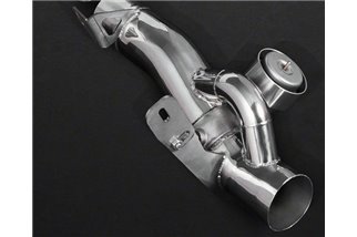 Terminal exhaust with Capristo Ferrari 488 Pista stainless steel valve