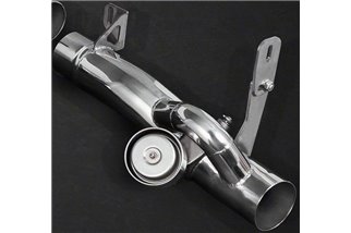 Terminal exhaust with Capristo Ferrari 488 Pista stainless steel valve