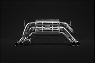 Terminal exhaust with Capristo Ferrari 512 / Testarossa USA stainless steel valve