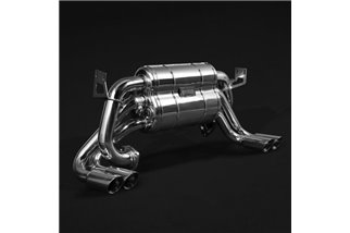 Terminal exhaust with Capristo Ferrari 512 / Testarossa USA stainless steel valve