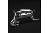 Terminal exhaust with Capristo Ferrari 512 / Testarossa USA stainless steel valve