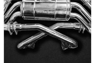 Terminal exhaust with Catless adapter valve Capristo Ferrari 512 / Testarossa UE