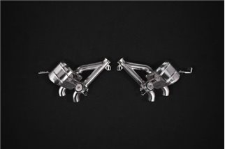 Terminal exhaust with Capristo Ferrari GTC4 Lusso V12 stainless steel valve