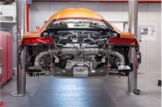 Scarico terminale con valvola CES3 acciaio inox Capristo Audi R8 Gen 2 2016-2019