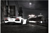 Terminal exhaust with stainless steel valve Capristo Lamborghini Aventador LP700