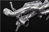 Terminal exhaust with OEM valve and Capristo Lamborghini Huracan EVO/STO thermal blanket