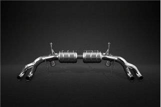 Terminal exhaust with Capristo Lamborghini Huracan LP580/610 valve