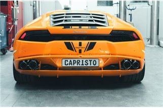 Endauspuff mit Capristo Lamborghini Huracan LP580/610 Ventil