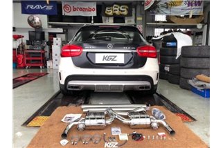 Scarico terminale con valvola Capristo Mercedes GLA45 Telaio GLA45 X156 2014 - 2019