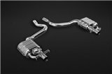 Terminal exhaust with valve + central pipe Capristo Mercedes C-Class AMG C43 W205 from 2015