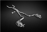 Terminal exhaust with valve + central pipe Capristo Mercedes C-Class AMG C43 W205 from 2015