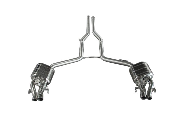 Terminal exhaust with Capristo valve Mercedes AMG E-Class E63 S212 2014-2017