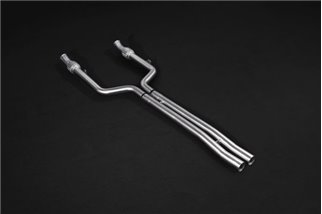 Terminal exhaust with valve + central pipes (CES3) Capristo Mercedes AMG GLC43 (X/C253)