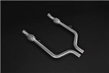 Terminal exhaust with valve + central pipes (CES3) Capristo Mercedes AMG GLC43 (X/C253)