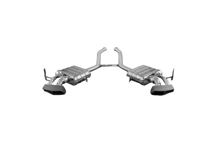 Exhaust terminal with valve + ceramic terminals CES3 Capristo Mercedes AMG ML 63 W164 2008 - 2011