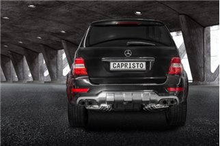 Abgasterminal mit Ventil + Keramikterminals CES3 Capristo Mercedes AMG ML 63 W164 2008 - 2011