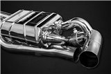 Terminal exhaust with valve + sports catalysts 250 cells Capristo Porsche 992 Carrera/S - Turbo/S