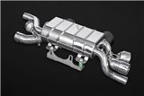 Pot d'échappement terminal carbone avec valve et catalyseurs 250 cellules CES3 Capristo Porsche 991.2 Carrera GTS 2017 - 2020