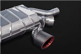 Pot d'échappement terminal carbone avec valve et catalyseurs 250 cellules CES3 Capristo Porsche 991.2 Carrera GTS 2017 - 2020