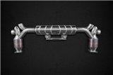 Terminal exhaust with valve + 200 cell catalysts CES3 Capristo Porsche 991.1/2 Turbo/S